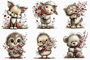 Whimsical Spring Animals Clipart, an Illustration by Craft Nest (Thumbnail 3 of 11)