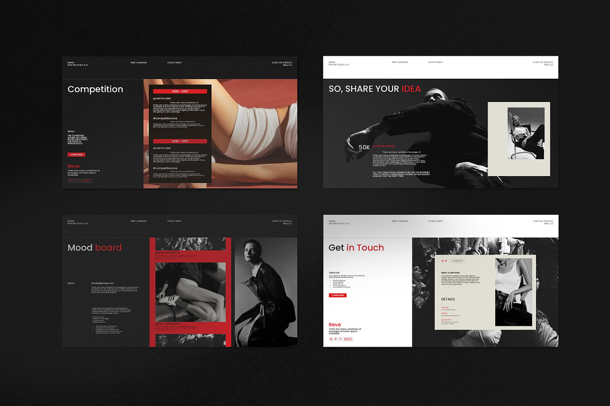 REVE | Brief Campaign Presentation, a Presentation Template by Studio Temply (Photo 11 of 12)