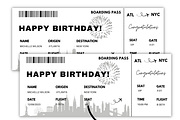 Editable Boarding Pass Template, an Invitation Template by YasdeyDesigns (Thumbnail 2 of 9)