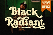 Black Radiant - Retro Header Font, a Serif Font by Sohel Studio (Thumbnail 1 of 10)