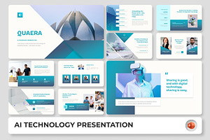 Quaera - AI Technology PowerPoint, a Presentation Template by Premast