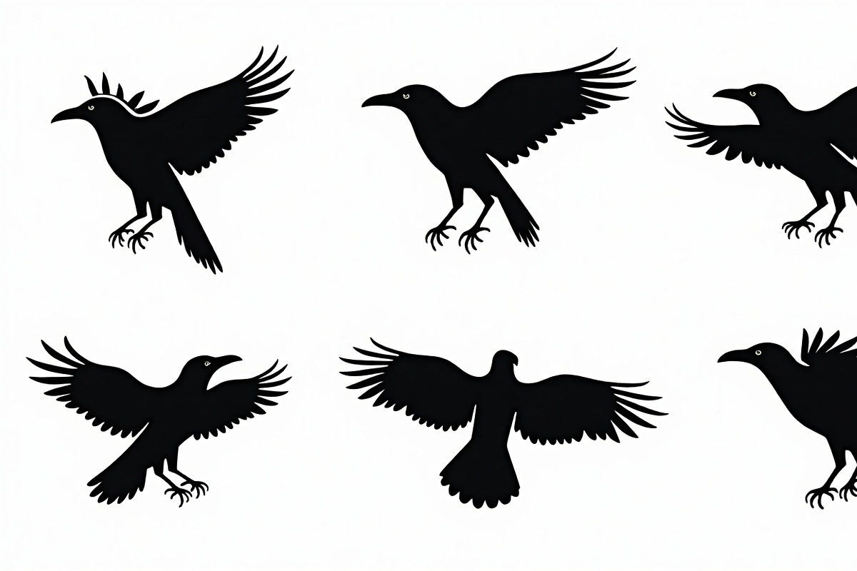 Flying Bird Silhouette Bundle, an Illustration by Creativeshirt (Photo 9 of 10)