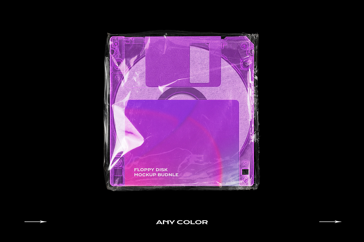Floppy Disk Mockup Template Bundle, a Product Mockup by PrintPixel (Photo 23 of 28)