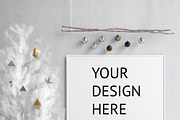 Modern Christmas interior., a Print Template by ChromiumHeart (Thumbnail 5 of 21)