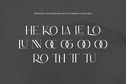 Gloré Modern Ligature Font, a Serif Font by Heinzel Std (Thumbnail 5 of 18)