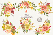 Watercolor Fall design, an Illustration by Babysbreath/Dandelionery (Thumbnail 2 of 2)