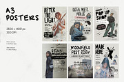 Indie Posters & Instagram Templates, a Social Media Template by Inartflow (Thumbnail 4 of 9)