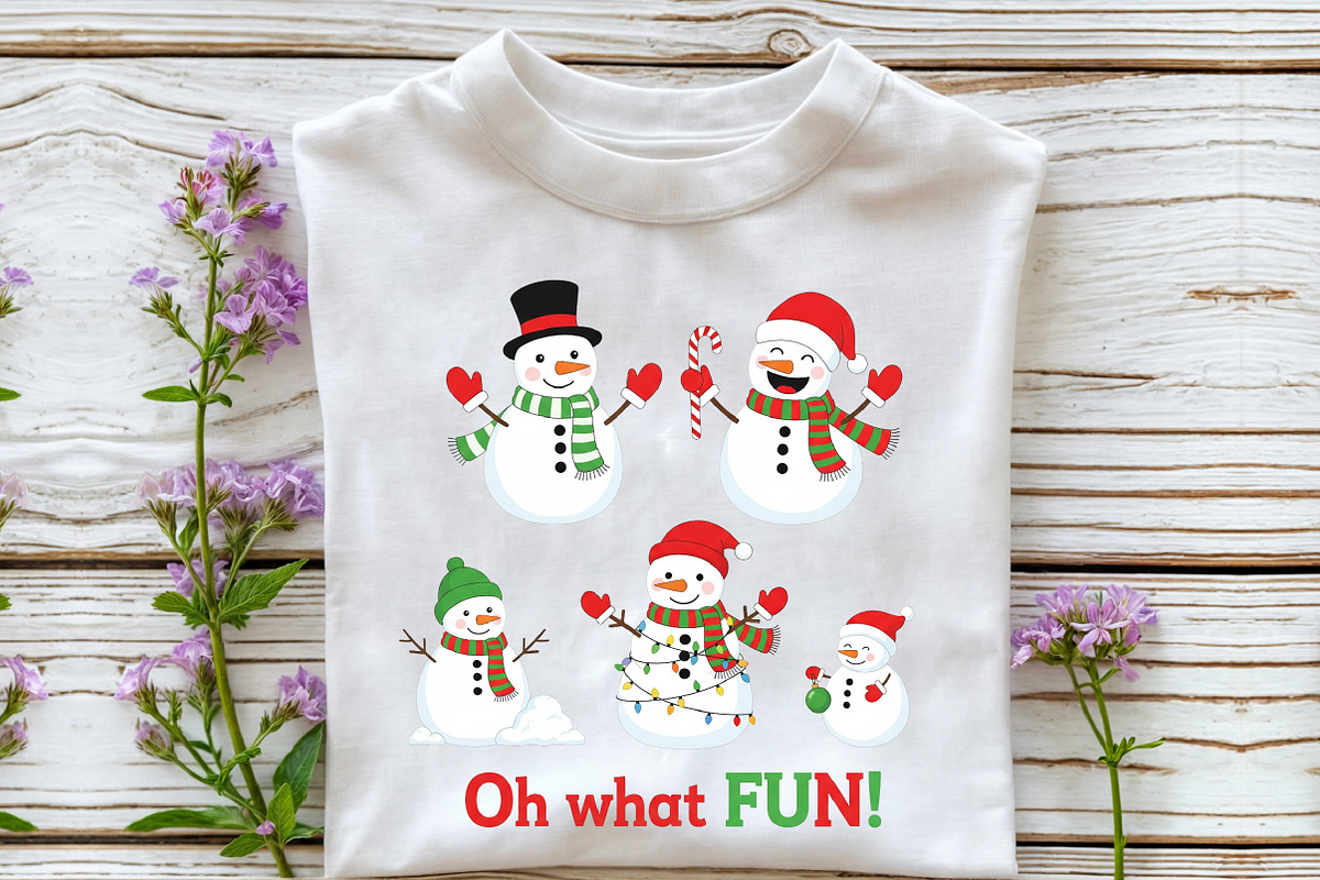 Christmas Snowman Png Funny Xmas Png, an Illustration by Rose Art (Photo 3 of 5)