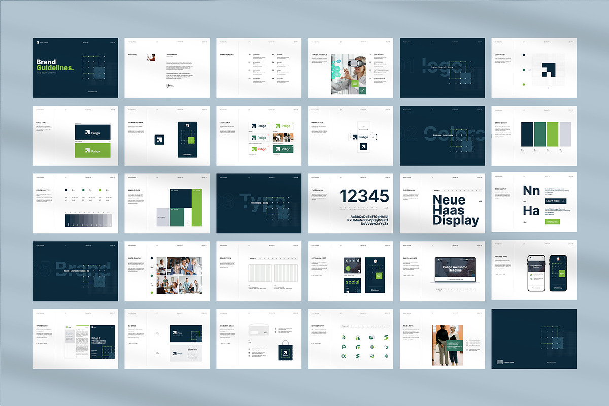Brand Guidelines, a Brochure Template by S A N D Y (Photo 15 of 15)