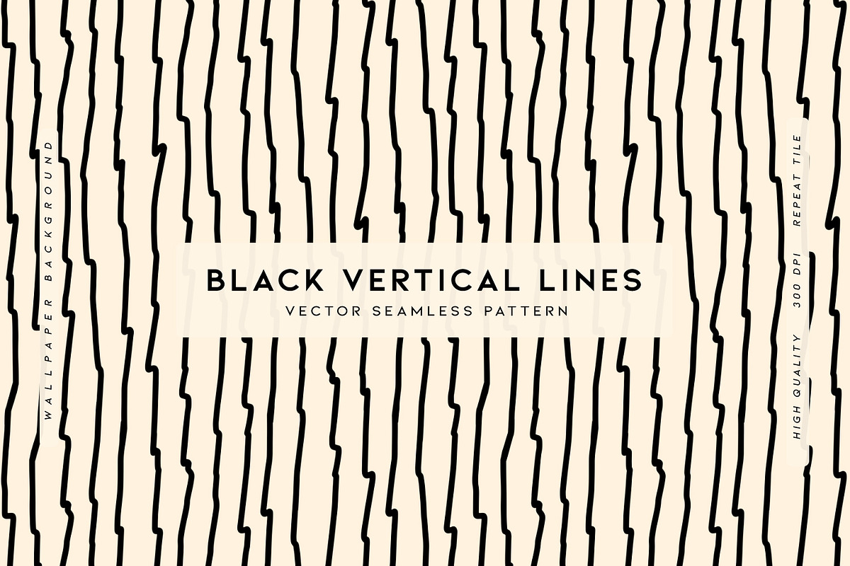 White Vertical Lines, a Pattern Graphic by MalyskaStudio