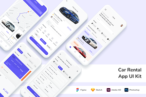 Car Rental App UI Kit