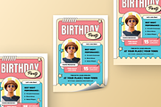 Pop Birthday Party Flyer, a Flyer Template by SquidPixey (Thumbnail 3 of 5)