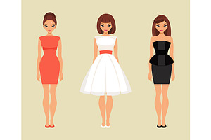 Different Sets Of Clothes Vector