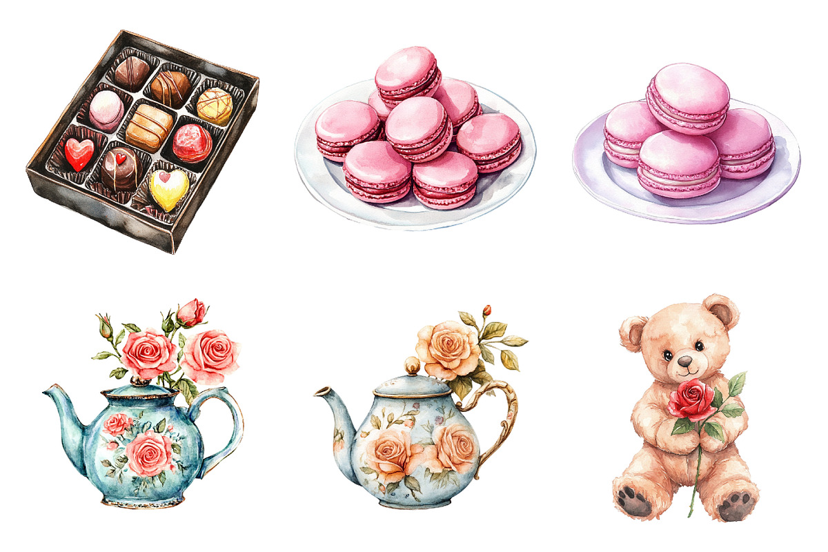 Pink Roses Pamper Time Clipart, an Illustration by Design Market (Photo 4 of 4)