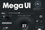 Interface Control Panels- Mega UI V1, an UI Kit Template by Giallo (Thumbnail 2 of 6)
