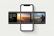 Film Frame Insta Grid (TriplePost), a Social Media Template by Analogi Studio (Thumbnail 2 of 11)