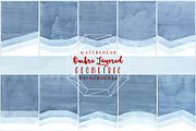 Watercolor Geometric Ombre Paper, a Background Graphic by KitsPix (Thumbnail 1 of 5)