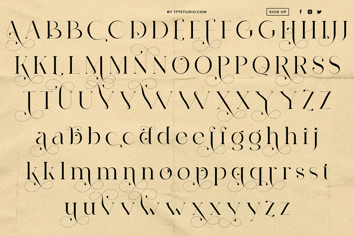 Gangitem - Serif Font, a Serif Font by 177Studio (Photo 7 of 8)