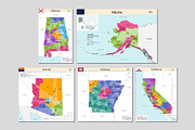 All maps of the United States, an Education Illustration by brichuas (Thumbnail 3 of 12)