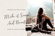 Estelle Lovely Script, a Script Font by Heinzel Std (Thumbnail 10 of 13)