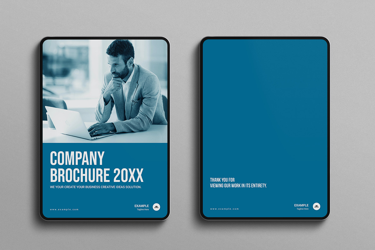 Digital Company Brochure Template, a Brochure Template by E-Type (Photo 7 of 7)