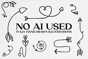 Doodle Arrows Collection, an Object Graphic by Artalia (Thumbnail 3 of 3)