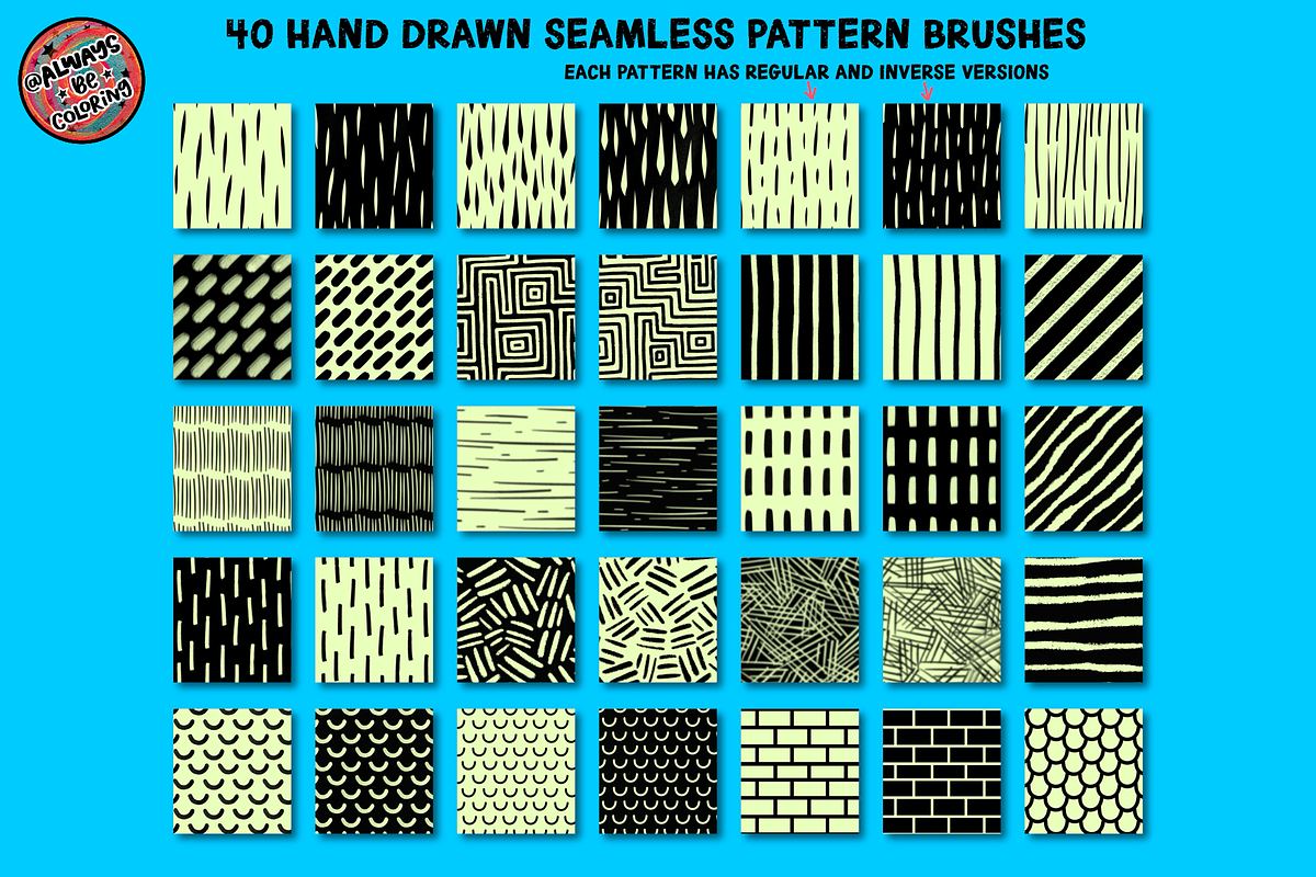 Procreate Linocut Brush Bundle, a Brush Add-On by AlwaysBeColoring (Photo 4 of 11)