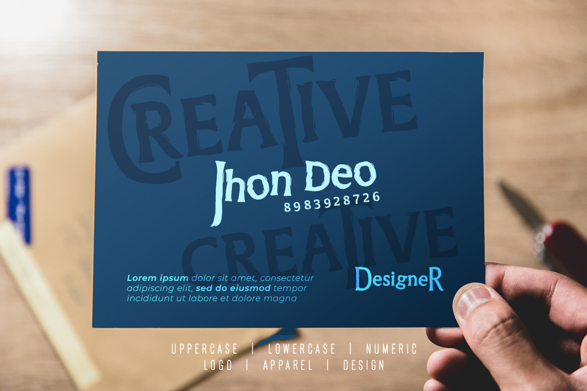Dark Viking Font, a Serif Font by yantodesign (Photo 2 of 9)