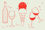 Italian Food Vector Illustrations, a Food Illustration by TheFoodAtlas (Thumbnail 3 of 16)