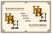 Blastrick, a Font by Graptail (Thumbnail 3 of 6)