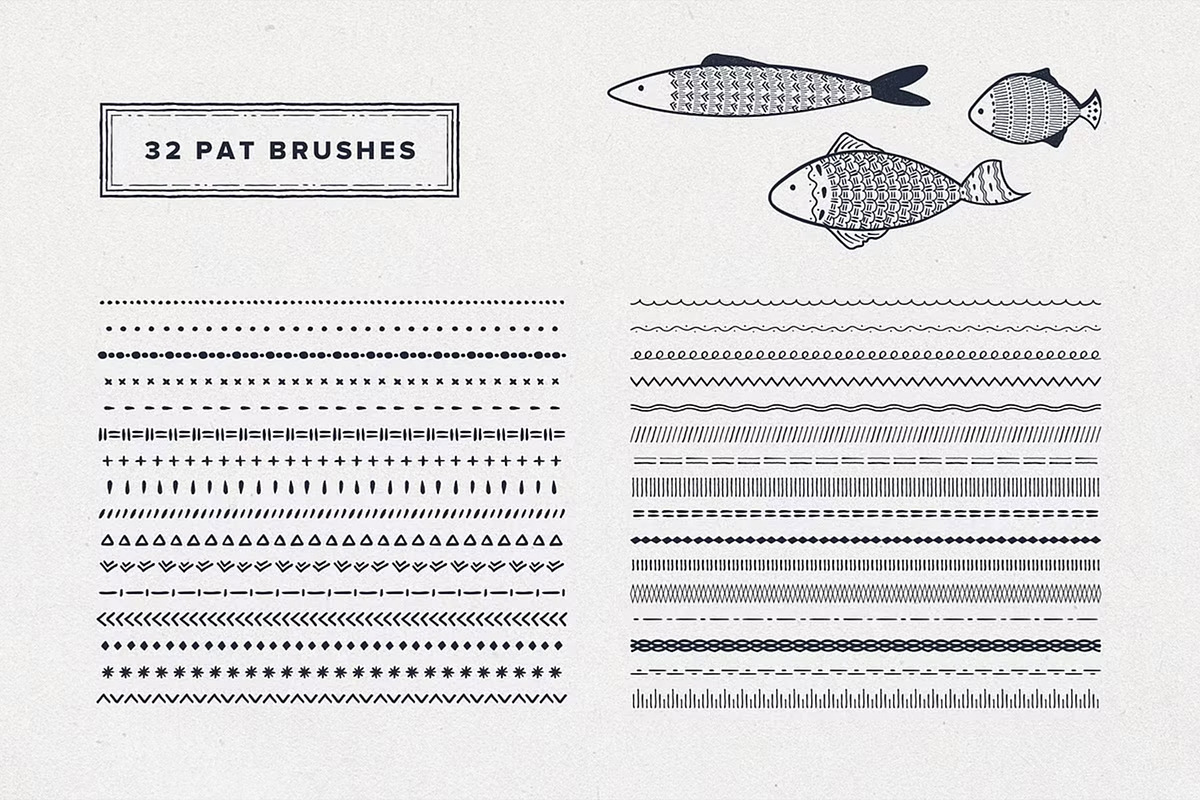 Multi-App Liner Brushes, a Brush Add-On by pixelbuddha.net (Photo 4 of 11)