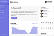 Bootstrap 4 Admin Dashboard Template, a Bootstrap Template by Medialoot (Thumbnail 2 of 10)
