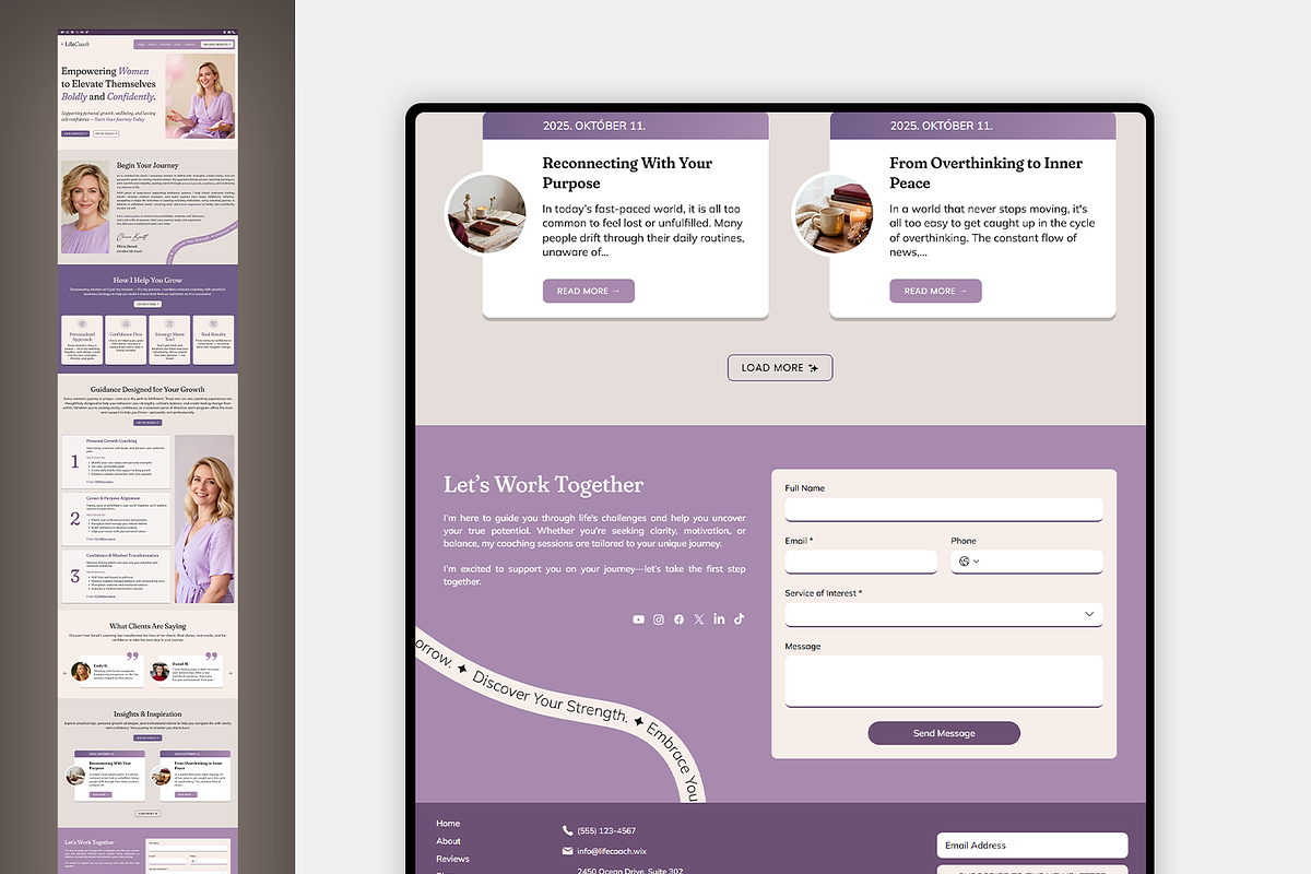 Life Coach Wix Studio Template, a Wix Template by Kitteeh (Photo 13 of 20)