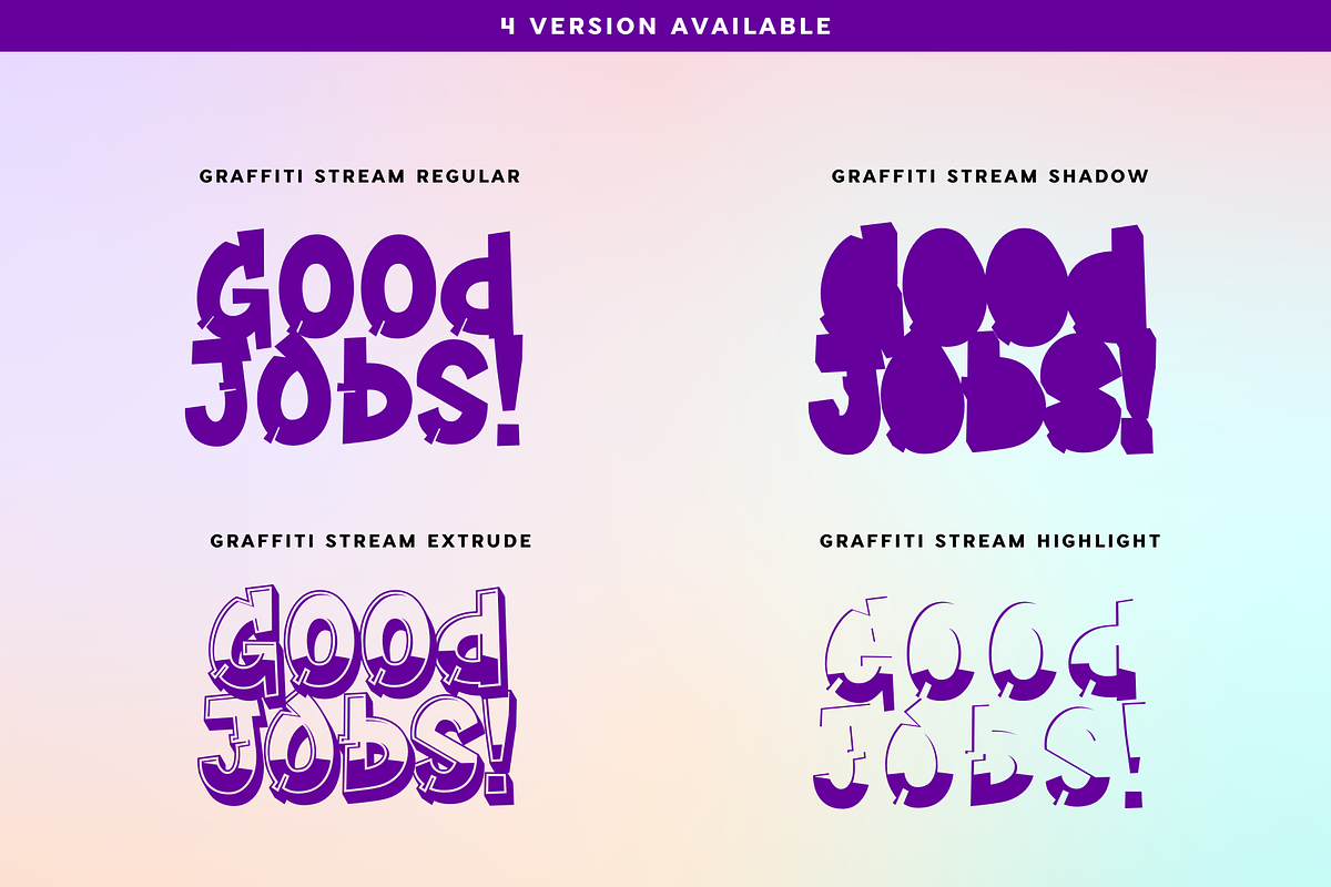 Graffiti Stream Font, a Handwritten Font by Sronstudio (Photo 11 of 16)