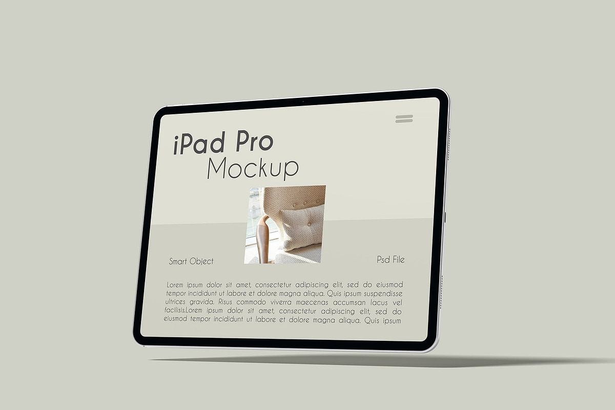 iPad Pro Mockup, an iPad Mockup by Graphicbars (Photo 13 of 25)