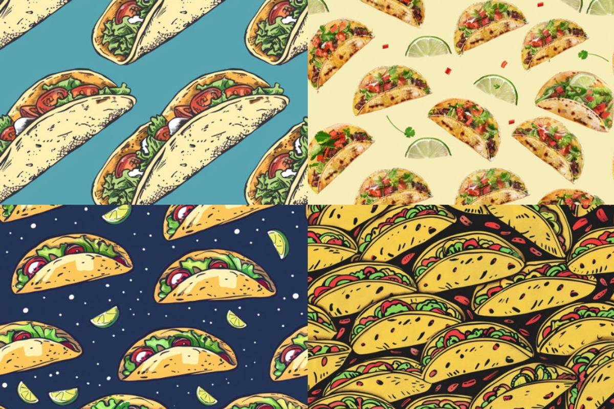 Taco Seamless Seamless Patterns, a Pattern Graphic by PrintablesByFranklyn (Photo 7 of 7)