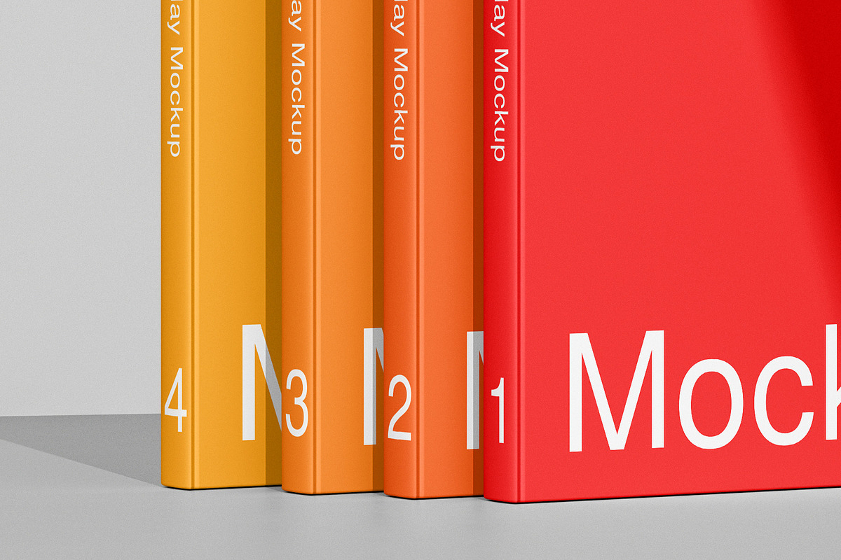 Multi Book Display Mockup - 8 Views, a Books & Magazine Mockup by Illusiongraphic (Photo 17 of 23)