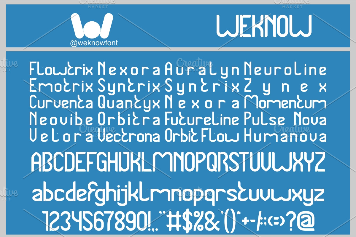 Righteousness font, a Sans Serif Font by weknow (Photo 8 of 11)