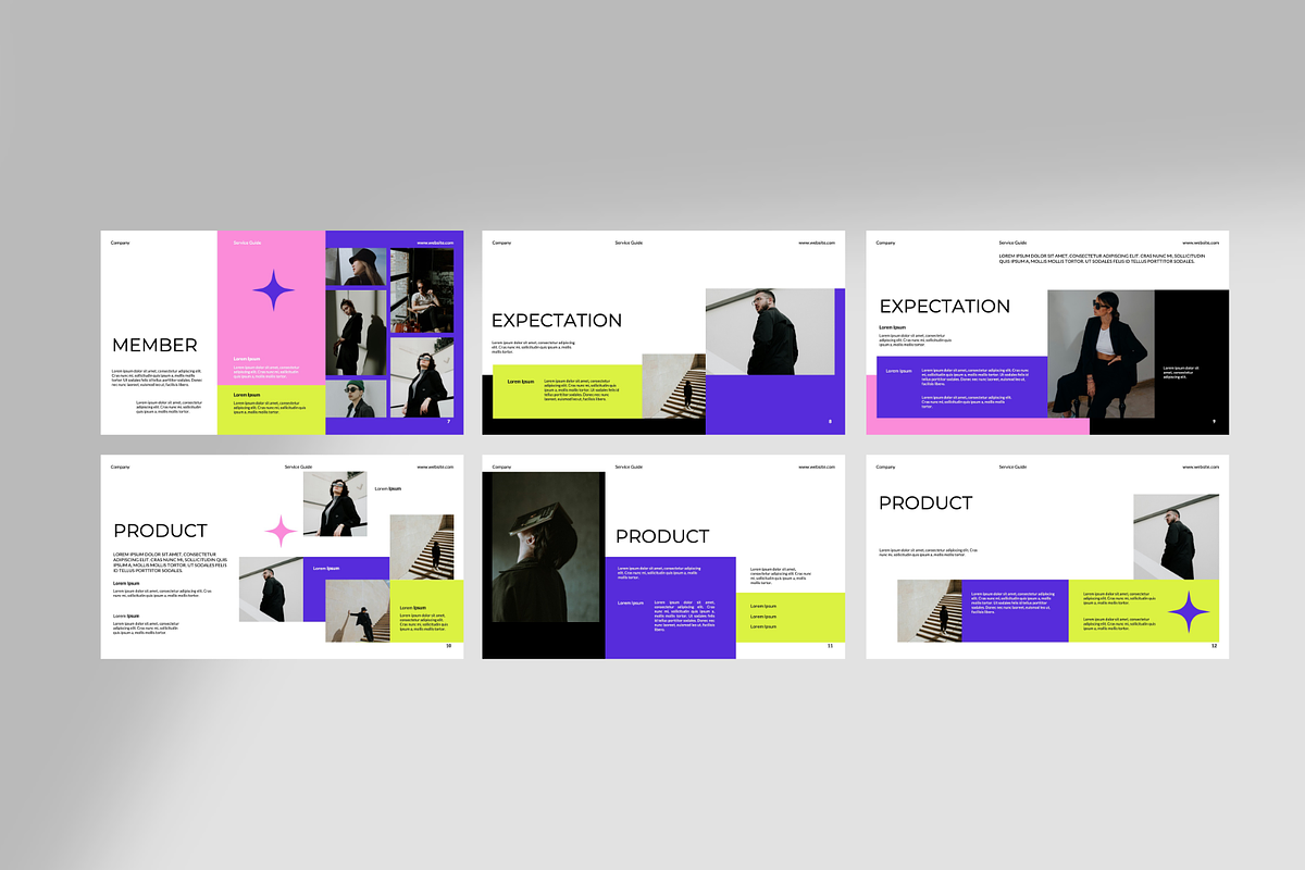 Service Guide Presentation Template preview 4