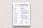 Resume Template, a Resume Template by DesignDevisers (Thumbnail 3 of 10)