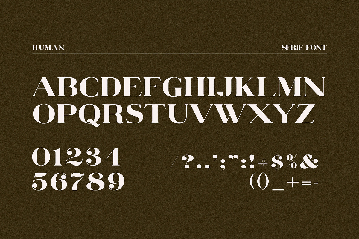 Human Elegant Serif Font Typeface, a Serif Font by Perfectype (Photo 6 of 6)