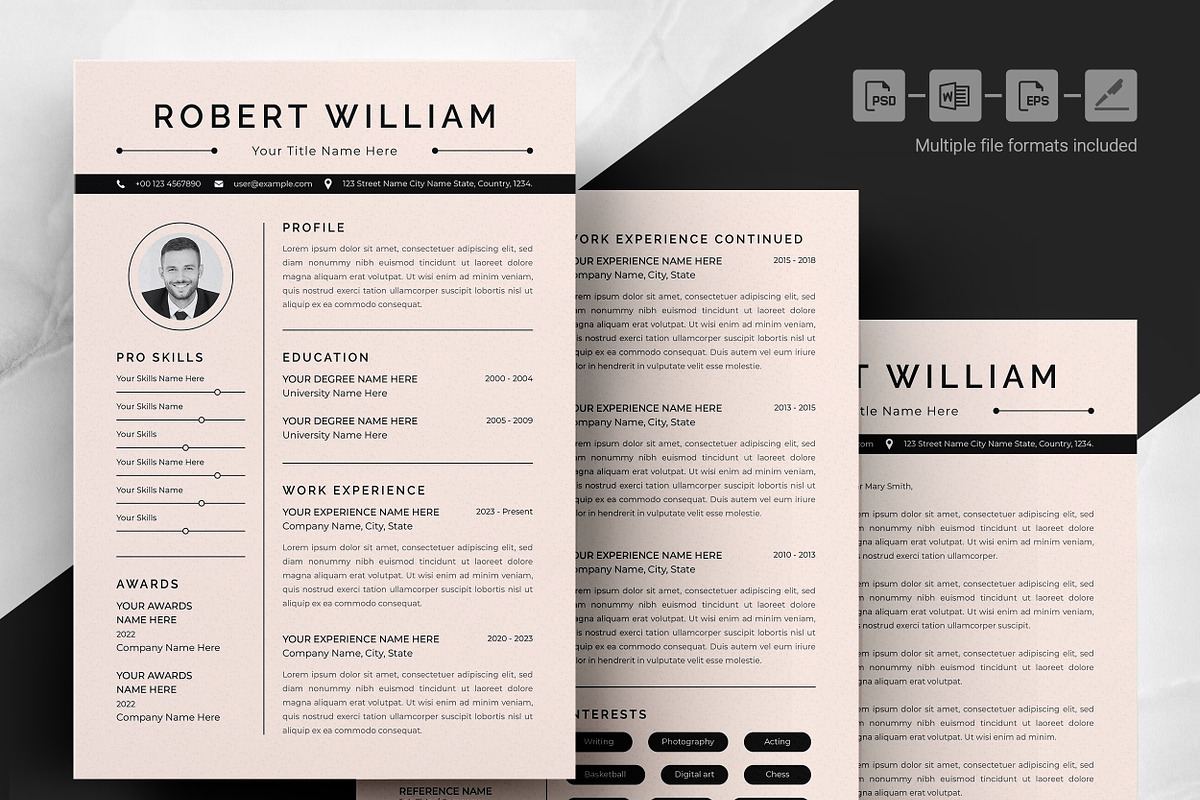 Graphic Designer Resume Portfolio preview 3