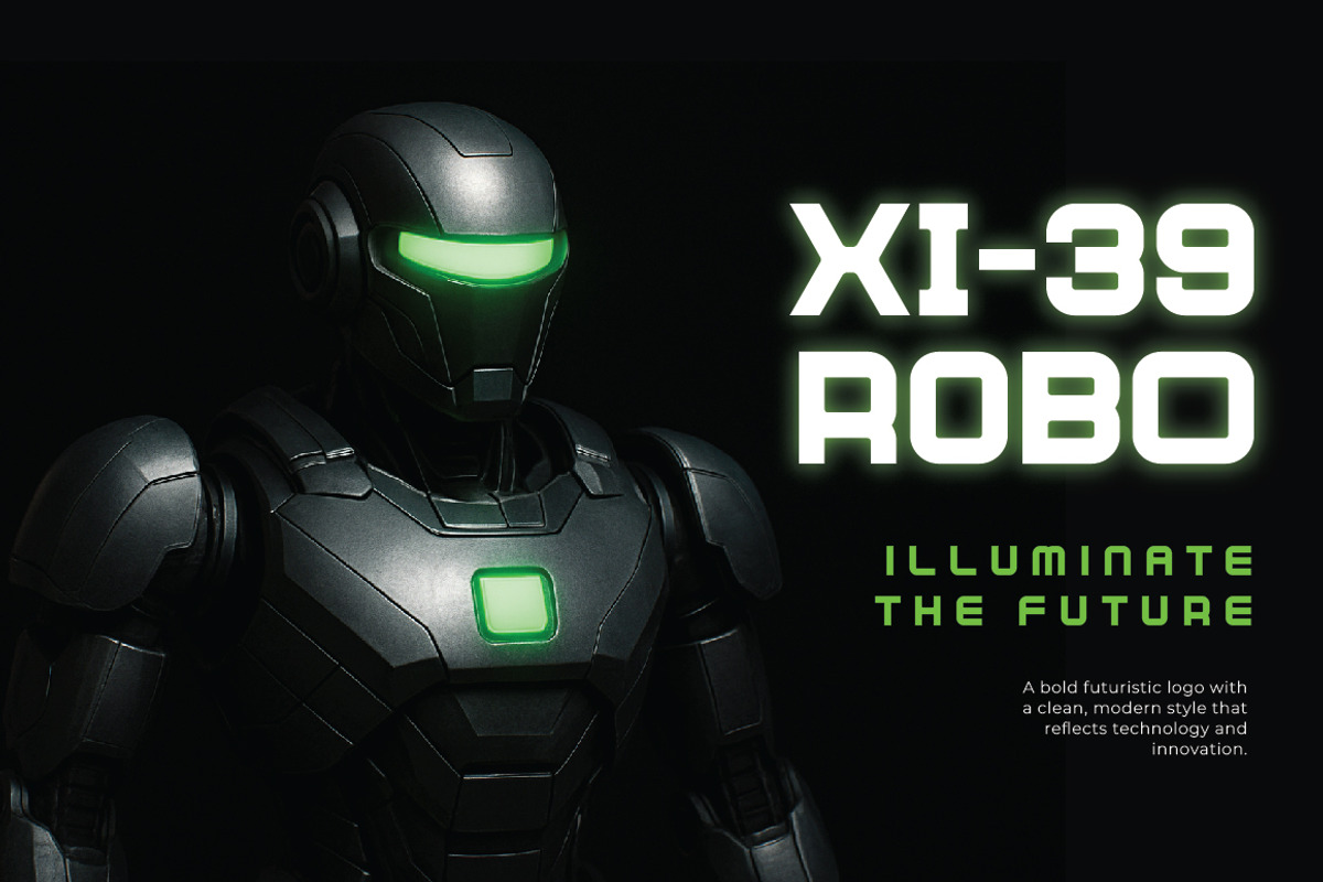 Geof – Futuristic Tech Display Font, a Sans Serif Font by Typebae (Photo 8 of 8)