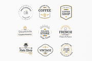 Vintage Logos Template Bundle V3, a Branding & Logo Template by SoubArt (Thumbnail 3 of 7)