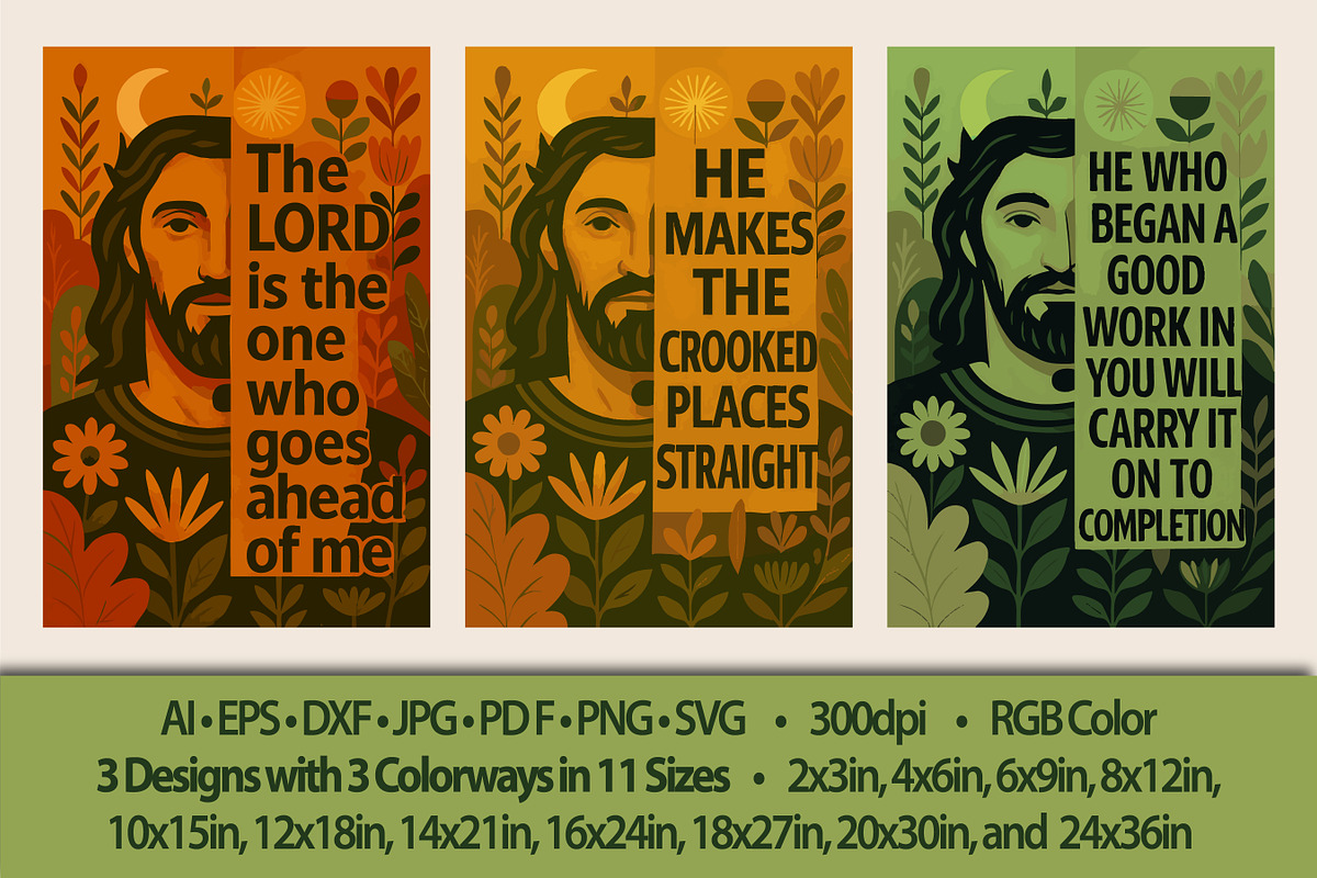 Jesus Bible Art Collages-Posters, a Person Illustration by Blynn Pippen (Photo 4 of 21)