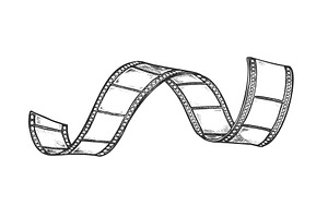 Filmstrip For Cinema Projector