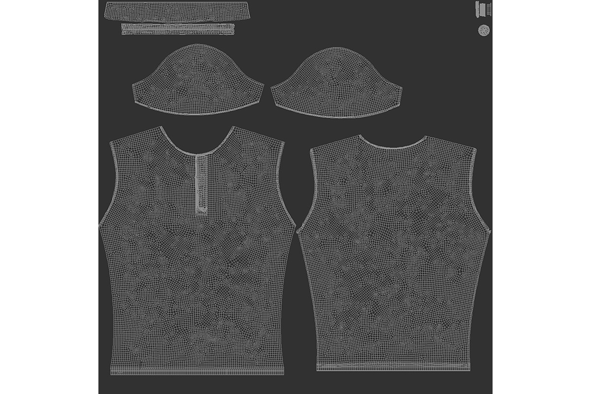 White Men's Polo Shirt 3D Model, an Object 3D Model by rebrandy (Photo 6 of 9)