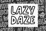 Lazy Daze - Playful Display Font, a Handwritten Font by Typeparties (Thumbnail 1 of 9)