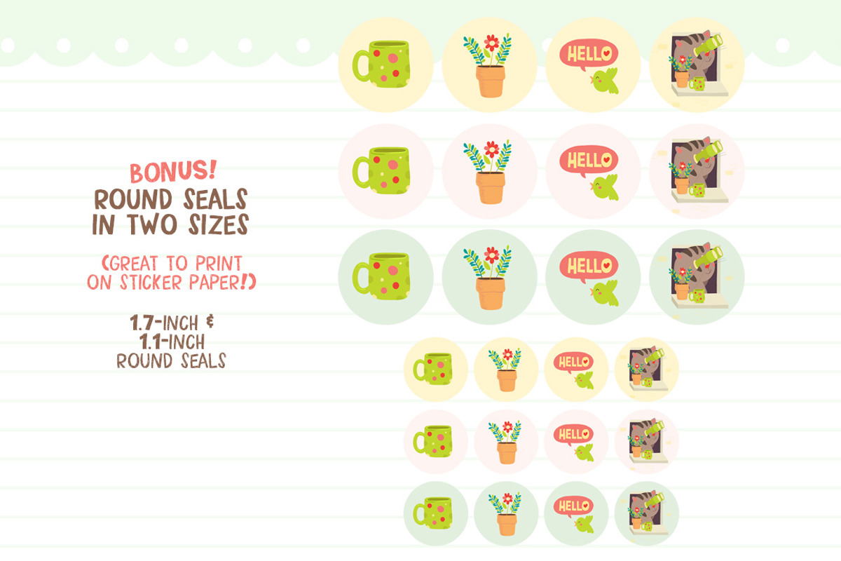 Hello, Cat Stationery, a Stationery Template by Quirky Queen Media (Photo 6 of 6)