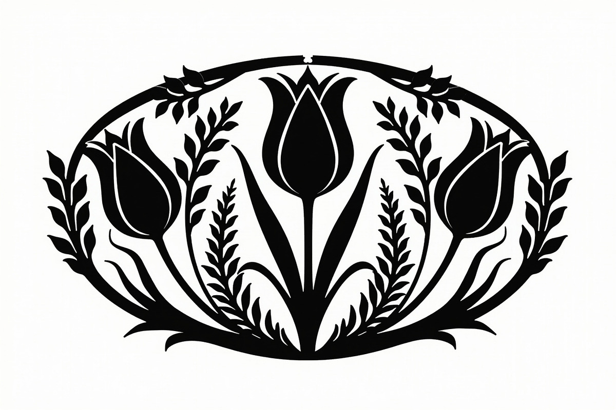 Intricate Silhouette Frame Pack, an Illustration by Creativeshirt (Photo 9 of 9)